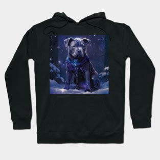 Blue Nose Staffy Hoodie